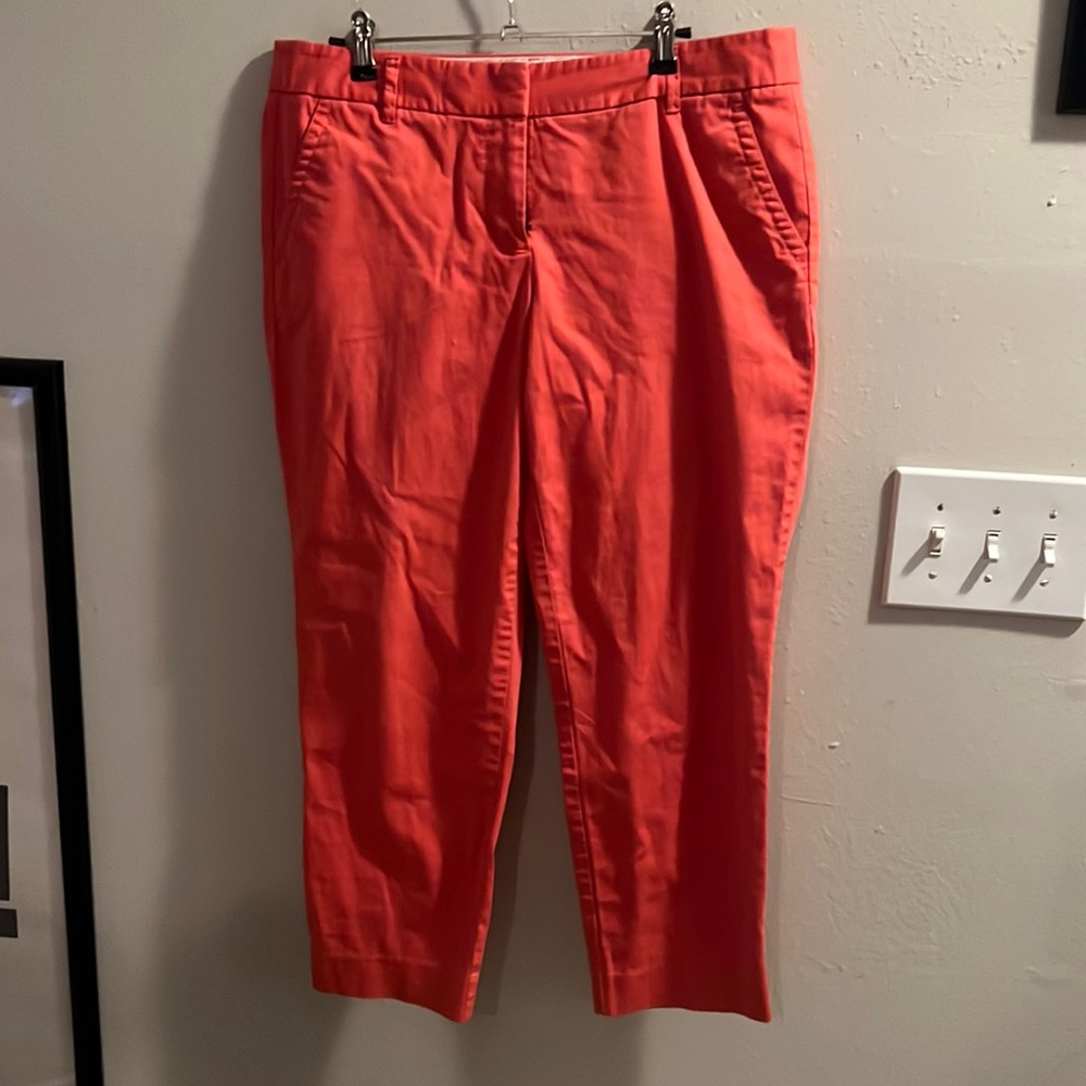 Coral J.Crew Pants 10